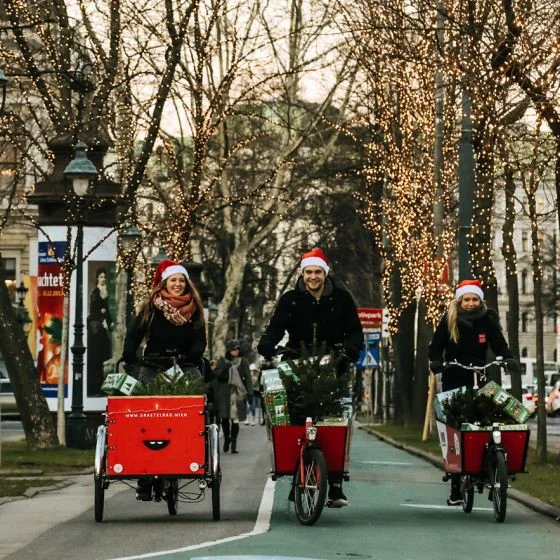 Transportrad Fur Weihnachtseinkaufe Kostenlos Ausleihen